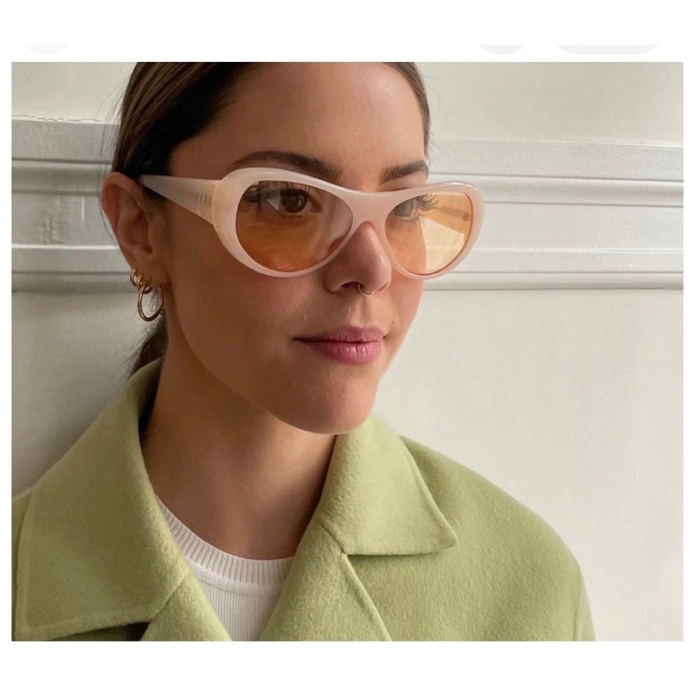 Free People X Indy Liotta Sunglasses retro 60's mod polarized Gigi New NWT